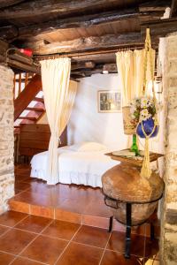 O zonă de relaxare la Beautiful Stone House Pelion