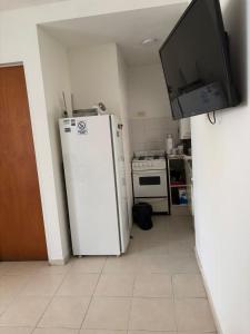 Køkken eller tekøkken på Depto de un dormitorio cerca boulevard oroño