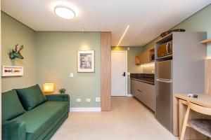 Η κουζίνα ή μικρή κουζίνα στο Studio Completo p/ 4 pessoas no All Batel -BAT1714