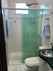 Koupelna v ubytování Casa COP30