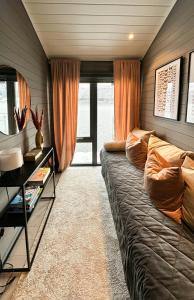 Χώρος καθιστικού στο Luxury By The Fjord In Ranvik