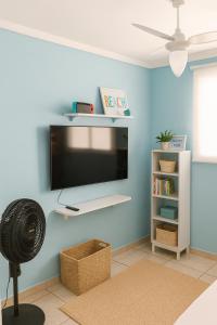 TV a/nebo společenská místnost v ubytování Piccola italia