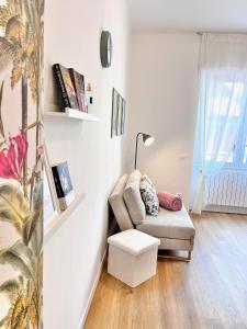 Χώρος καθιστικού στο Charming Stay Bergamo City Center