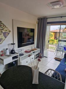 Μια τηλεόραση ή/και κέντρο ψυχαγωγίας στο Paraíso Serra Negra Flat 05