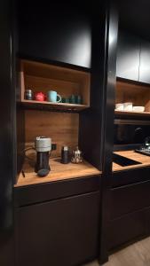 Dapur atau dapur kecil di Suite en Viñedo