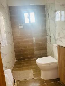 Ένα μπάνιο στο Villa Marine