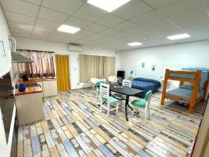 Χώρος καθιστικού στο Alojamientos Meca