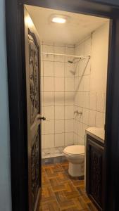 Koupelna v ubytování Ciudad Vieja stays