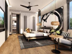 Posezení v ubytování MontAzure Resort Phuket - MGallery Collection + 16 fotografií