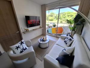 Posezení v ubytování Baia Kristal - Vacaciones Cartagena Colombia