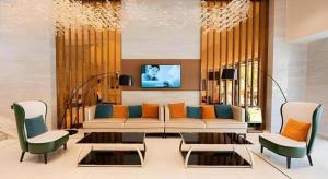 O zonă de relaxare la City Comfort Inn Kunming Xinluojiu Bay Guangju Road