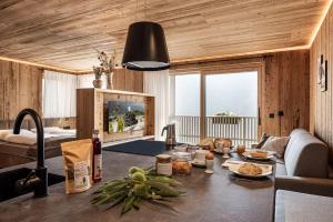 Χώρος καθιστικού στο Dickerhof - Urlaub auf dem Bauernhof