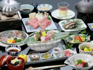 Φαγητό σε αυτό το ryokan ή κάπου εκεί κοντά