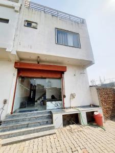 Bygningen som pensionatet ligger i