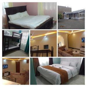 Ένα ή περισσότερα κρεβάτια σε δωμάτιο στο Style & comfort homes