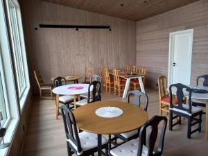 Χώρος καθιστικού στο Åtte Årstider Lodge