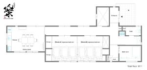 Půdorys ubytování 小涌谷 樂 - kowakudani Raku + 47 fotografií