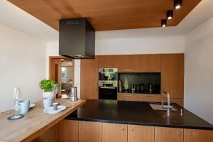 ครัวหรือมุมครัวของ Loft in Seenähe im Herzen von Bregenz