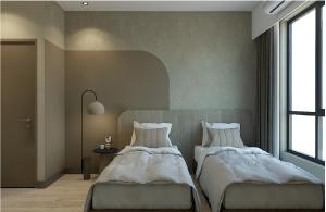 Ένα ή περισσότερα κρεβάτια σε δωμάτιο στο Kivana Suite by Ayuhouz