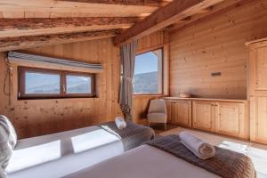 Postel nebo postele na pokoji v ubytování Chalet Mont Blanc