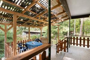 Μπαλκόνι ή βεράντα στο Bungalow 14 - Finnhütte