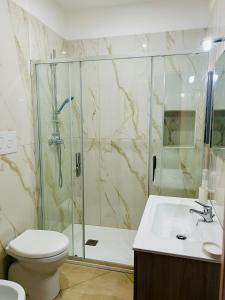 Koupelna v ubytování Nuovo Borgo B&B