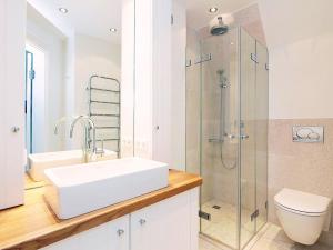 Koupelna v ubytování Salig Hüs von Appartements & Mehr