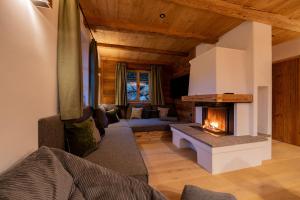 Posezení v ubytování Ferienwohnungen Fendl