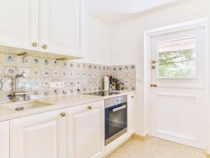 Kuchyň nebo kuchyňský kout v ubytování Wattgarten von Appartements & Mehr