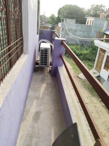 a view from the balcony of a building at Omkar Homestay in Prayagraj
