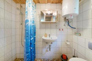 Koupelna v ubytování Bungalow 37a - Kimbucht + 16 fotografií