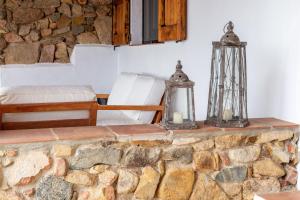 Ένα ή περισσότερα κρεβάτια σε δωμάτιο στο Domus Sole