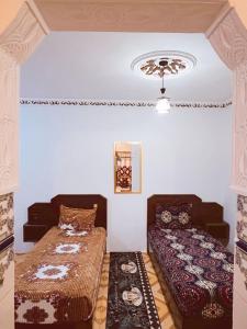 Voodi või voodid majutusasutuse Casa perla Sona toas