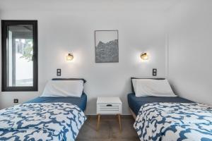 Ένα ή περισσότερα κρεβάτια σε δωμάτιο στο Villa Aurea, Piscina privada, Solárium, Vistas