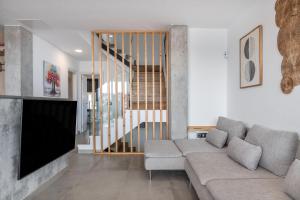 Χώρος καθιστικού στο Villa Aurea, Piscina privada, Solárium, Vistas