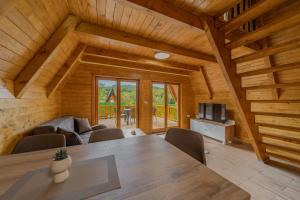 Posezení v ubytování Nektarija Pool House