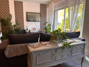 Μια τηλεόραση ή/και κέντρο ψυχαγωγίας στο Maison cosy - Entre les deux collines