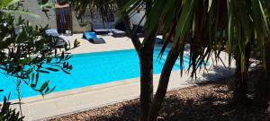 Swimmingpoolen hos eller tæt på Gite Les Laurielles