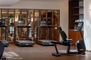 Fitness centrum a/nebo fitness zařízení v ubytování Porto Elounda Golf & Spa Resort, Six Senses Spa