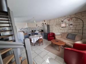 Et opholdsområde på Gite Les Laurielles