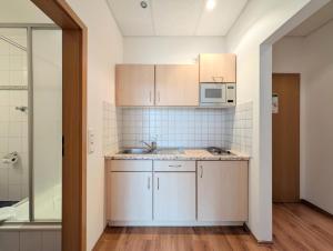 Nhà bếp/bếp nhỏ tại Hotel Forsthaus Oberau