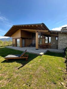 Bygningen som feriehuset ligger i