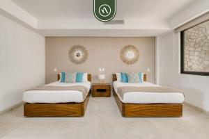 Ένα ή περισσότερα κρεβάτια σε δωμάτιο στο Luxury 4 BR Condo - Amazing Bay View - Pool +60 φωτογραφίες