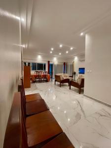 Χώρος καθιστικού στο Appartement spacieux tout confort