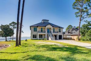 Bygningen som feriehuset ligger i