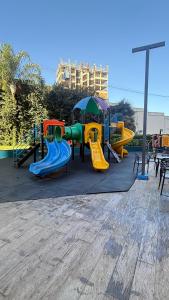 a playground with several slides at Enjoy Olímpia Park Resort in Olímpia +20 photos