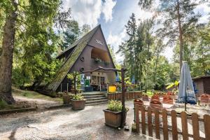 Zahrada ubytování Bugalow 16 - Finnhütte + 7 fotografií