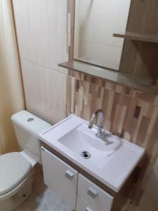 Et badeværelse på Recanto do Aconchego Prime