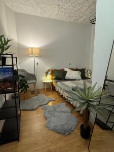 Ένα ή περισσότερα κρεβάτια σε δωμάτιο στο Perfekt für Familien oder Freunde nahe der Kirche +10 φωτογραφίες