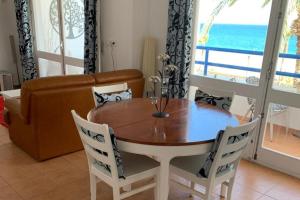 Χώρος καθιστικού στο Fabulous Front Line 3-Bedroom Apartment in Mojacar